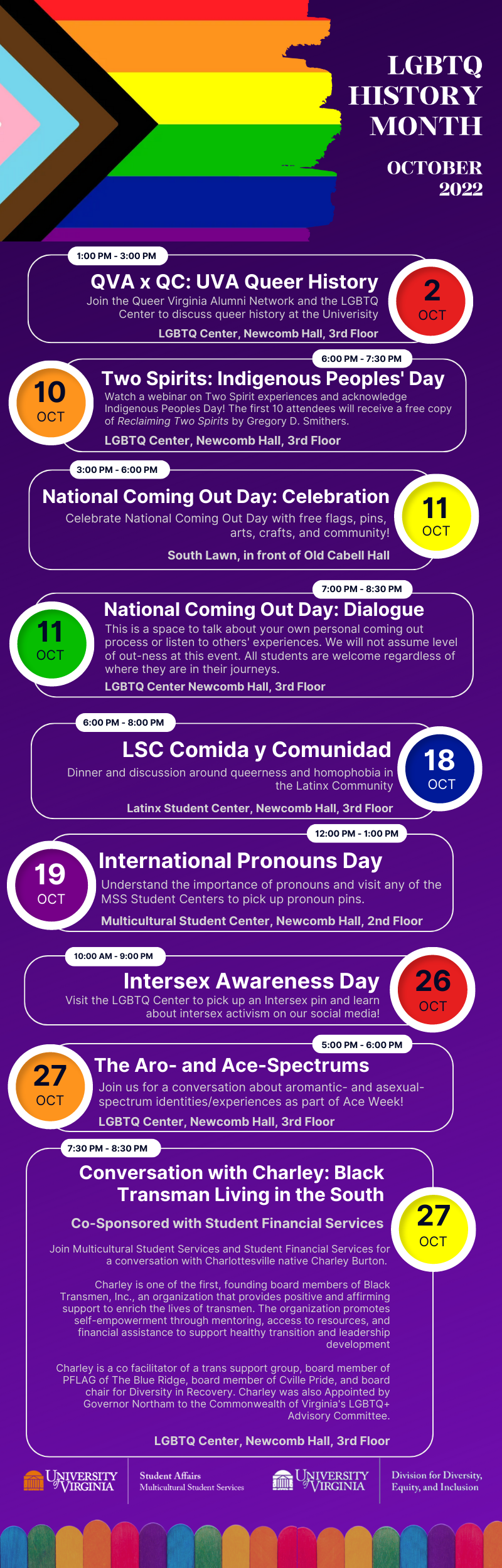 LGBTQ History Month Calendar