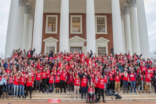 Love is Love photo on Rotunda steps