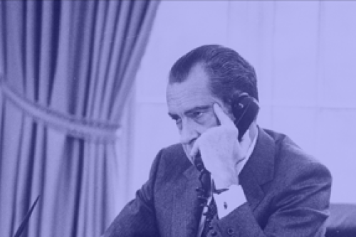 Richard Nixon in Oval Office