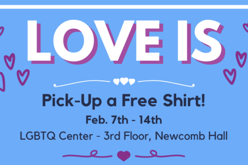Love Is...Pickup a free shirt!